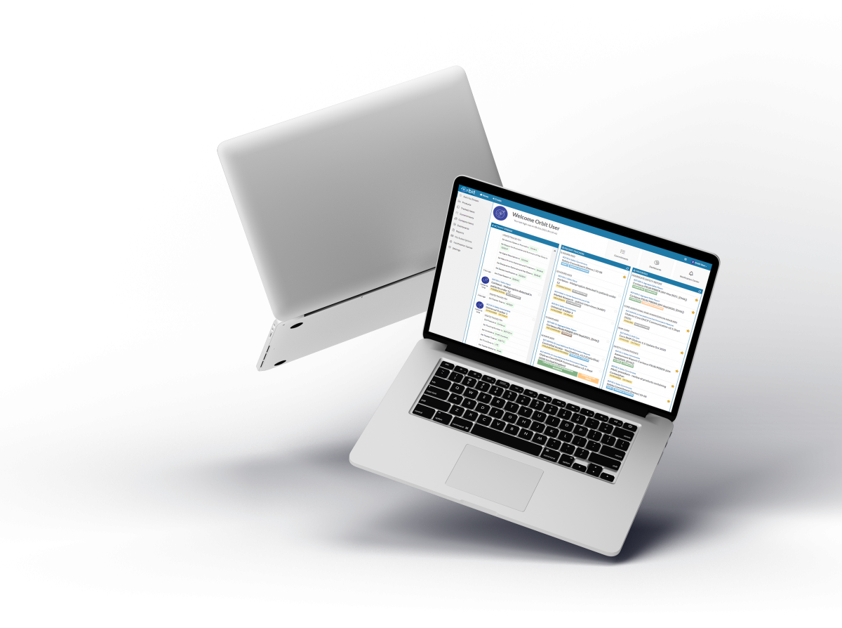 Orbit shown across devices
